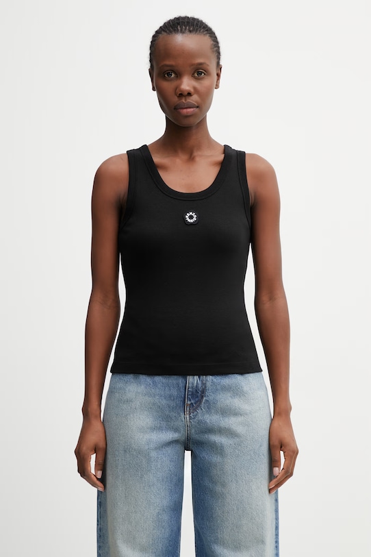 Kenzo top okrągły czarny FG52TO2014SJ