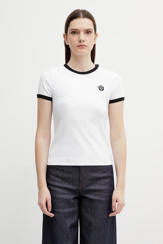 Kenzo t-shirt okrągły biały FG52TS2174SJ.