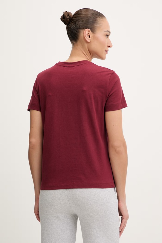 Odzież Guess t-shirt bawełniany ARTEMISIA V6RI05.I3Z14 bordowy