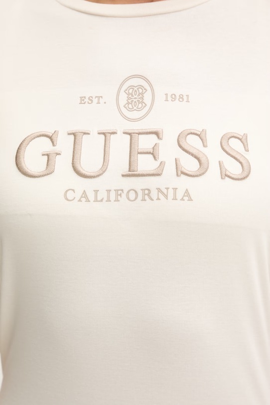 Guess t-shirt ARABELLA V6RI06.KD741 beżowy