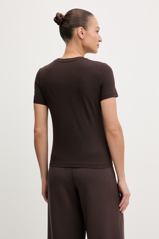 Odzież Guess t-shirt TRACEY V6RI07.J1314 brązowy