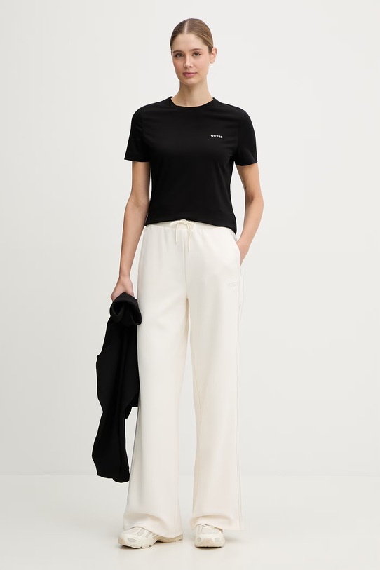 Guess t-shirt TRACEY V6RI07.J1314 czarny SS26