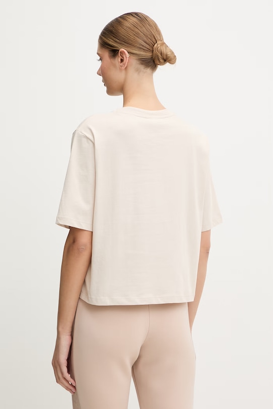 Odzież Guess t-shirt bawełniany SOPHIE V6RI09.I3Z14 beżowy