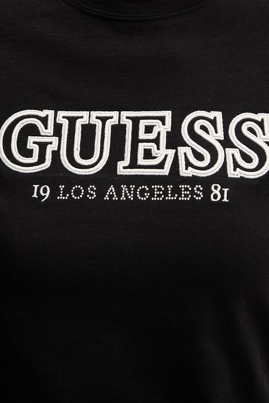 Guess t-shirt bawełniany KETTY V6RI10.I3Z14 czarny