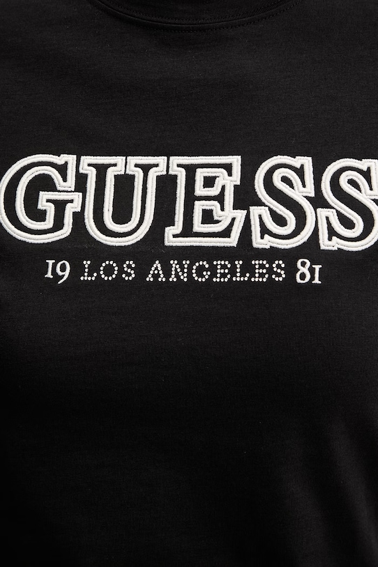 Guess t-shirt bawełniany KETTY V6RI10.I3Z14 czarny
