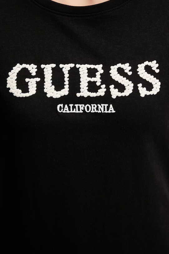 Guess t-shirt GIUDITTA V6RI11.J1314 czarny