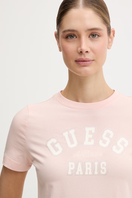 Guess t-shirt ANITA różowy V6RI15.J1314