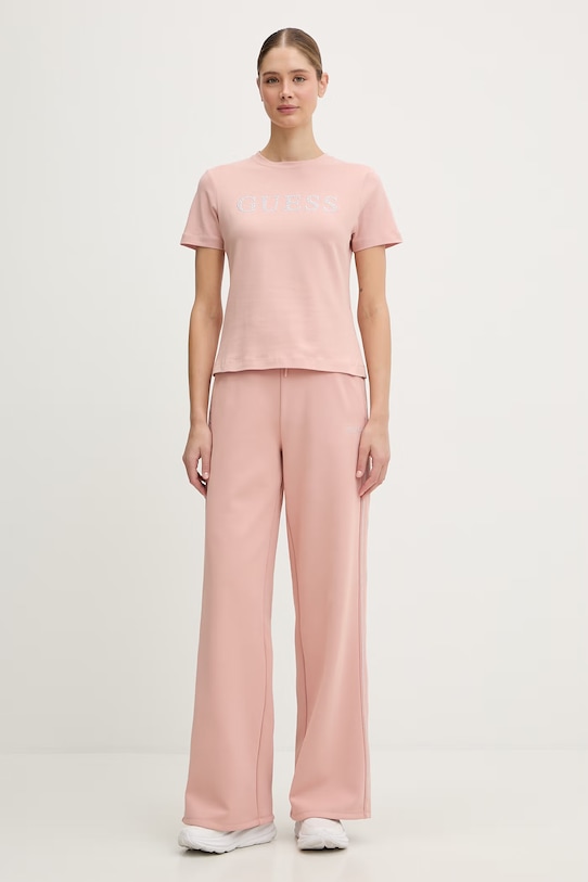 Guess t-shirt OCTAVIA V6RI20.J1314 różowy SS26