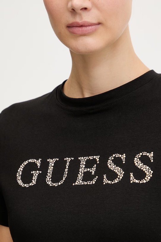 Guess t-shirt OCTAVIA V6RI20.J1314 czarny