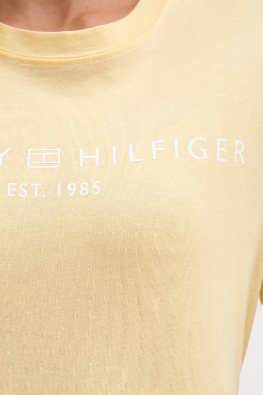 Tommy Hilfiger t-shirt bawełniany WW0WW40276. żółty