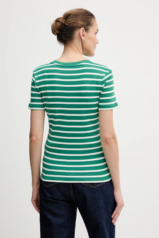 Ρούχα Βαμβακερό μπλουζάκι Tommy Hilfiger WW0WW40587. πράσινο