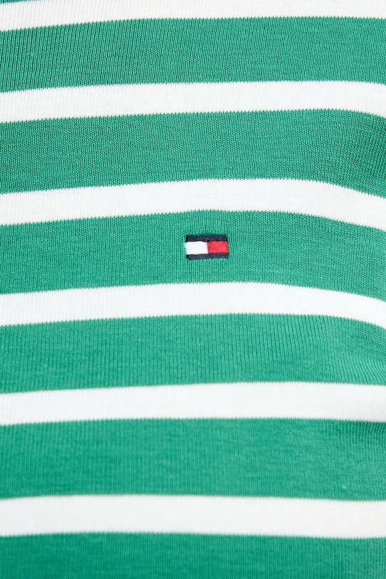 Tommy Hilfiger t-shirt bawełniany WW0WW40587. zielony