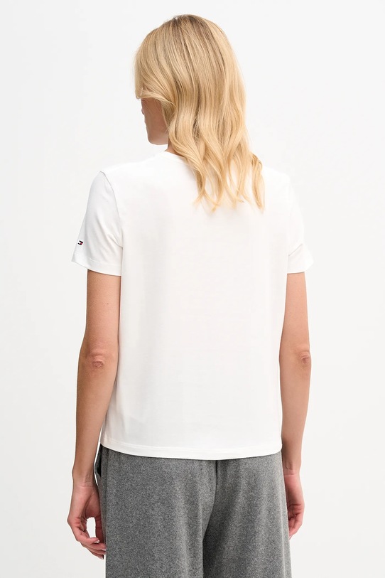 Odzież Tommy Hilfiger t-shirt WW0WW47809 biały