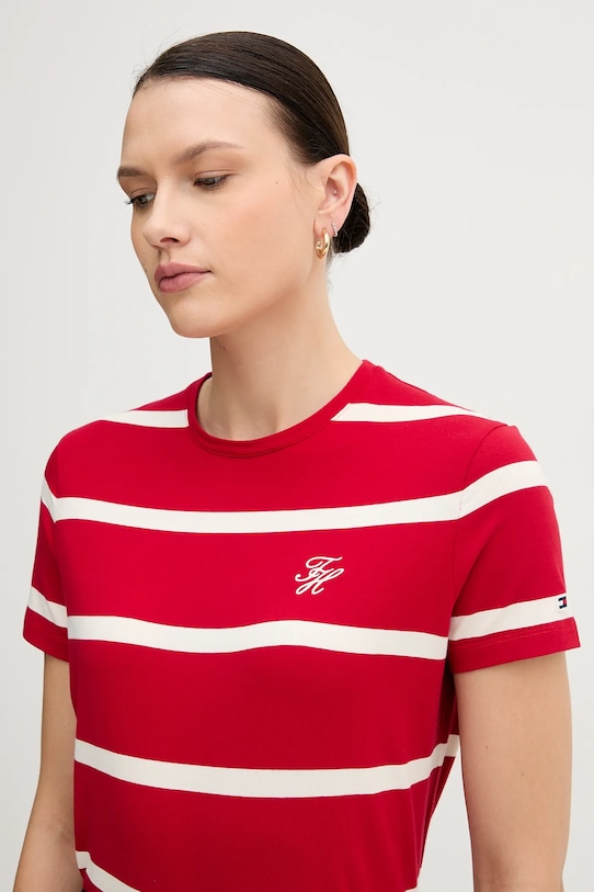 Tommy Hilfiger t-shirt czerwony WW0WW47809