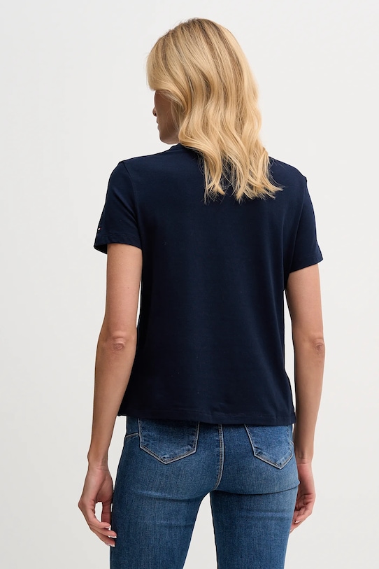 Odzież Tommy Hilfiger t-shirt WW0WW47809 granatowy