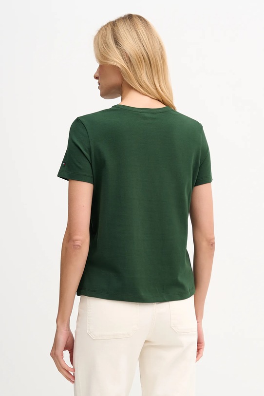 Odzież Tommy Hilfiger t-shirt WW0WW47809 zielony