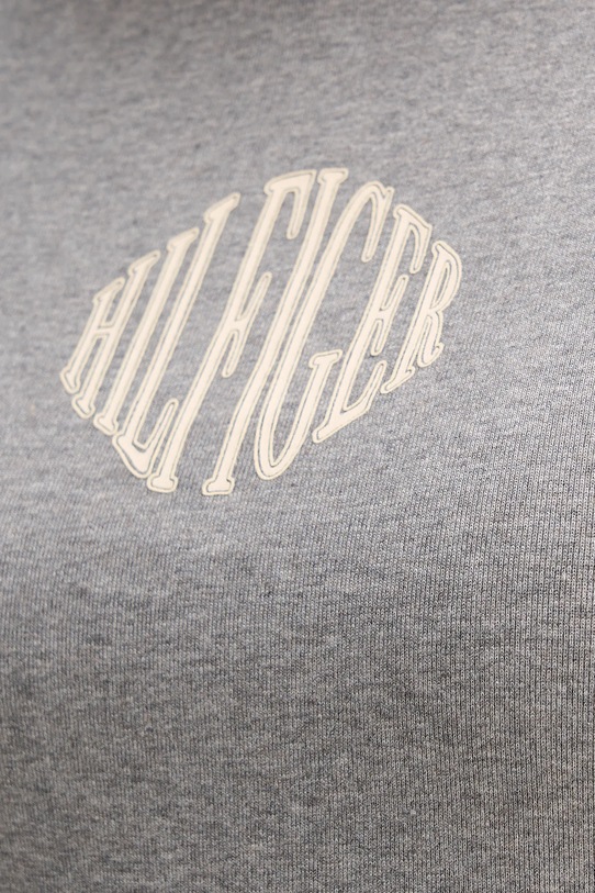 Βαμβακερό μπλουζάκι Tommy Hilfiger WW0WW47881 γκρί