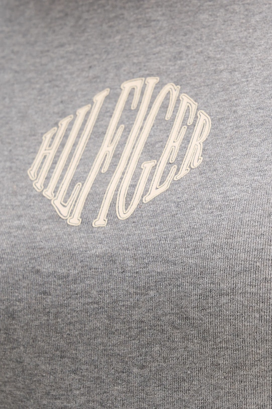 Βαμβακερό μπλουζάκι Tommy Hilfiger WW0WW47881 γκρί