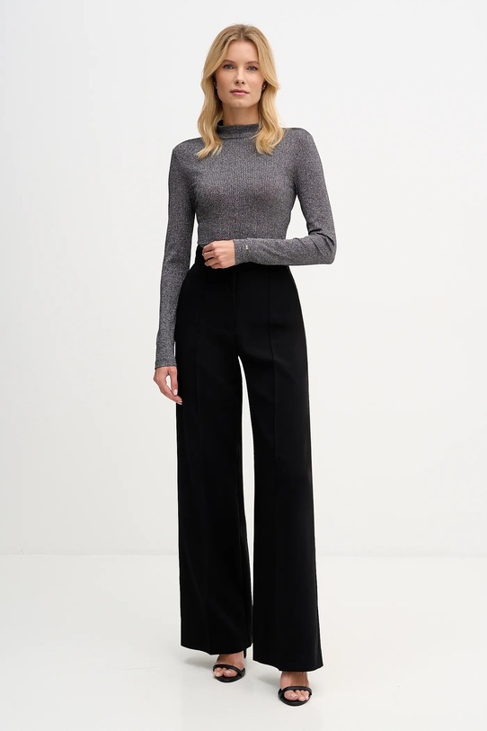 Tommy Hilfiger longsleeve WW0WW49391 szary SS26