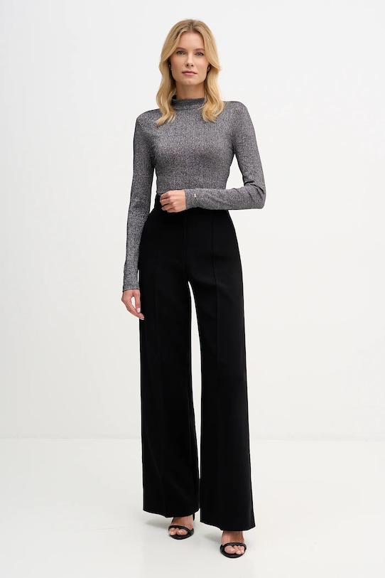 Tommy Hilfiger longsleeve WW0WW49391 szary SS26