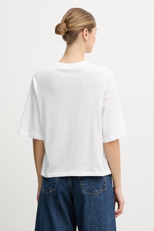 Odzież Tommy Hilfiger t-shirt bawełniany WW0WW47811 biały