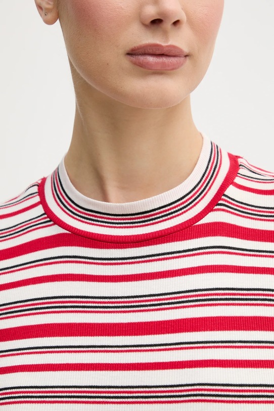 Tommy Hilfiger t-shirt WW0WW47815 czerwony