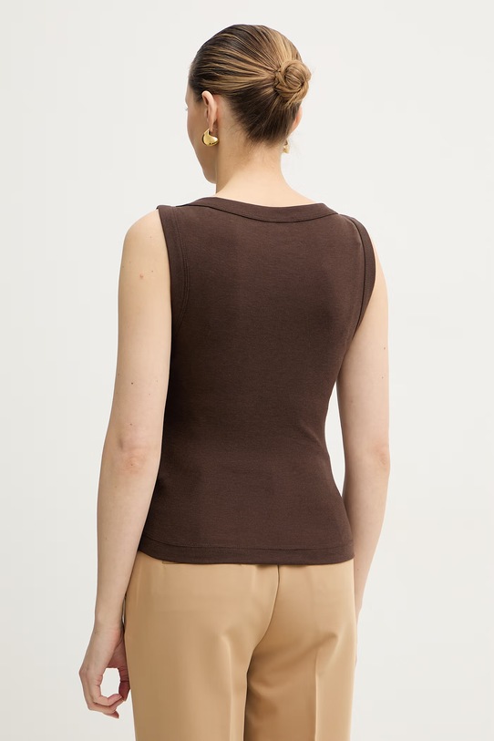 Odzież Guess top TINA W5RP16.KCNH2 brązowy