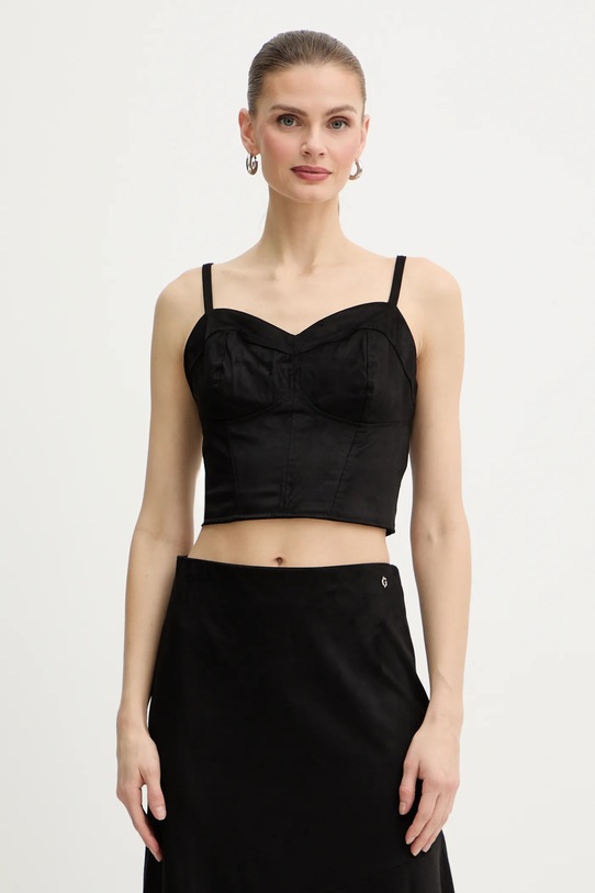 Top Guess NUNZIA slim čierna W6RH03.WJ472