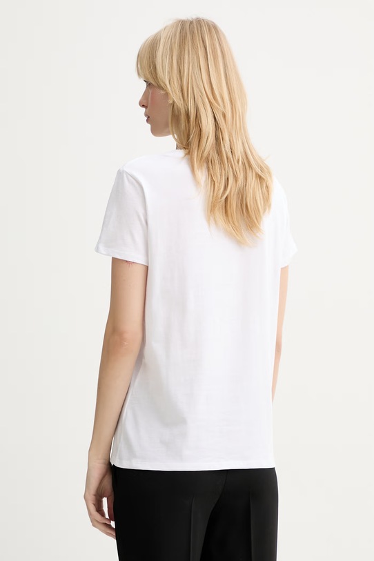 Odzież Guess t-shirt bawełniany W6RI08.K9RM1 biały