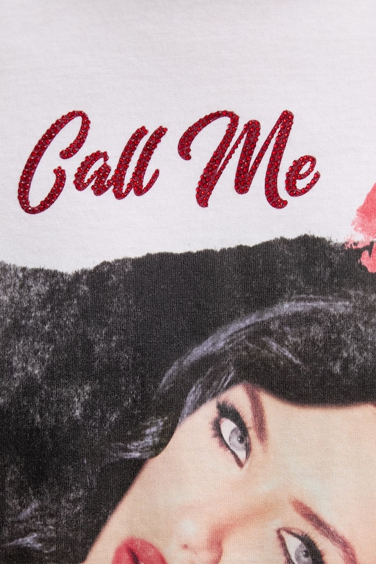 Guess t-shirt bawełniany W6RI08.K9RM1 biały