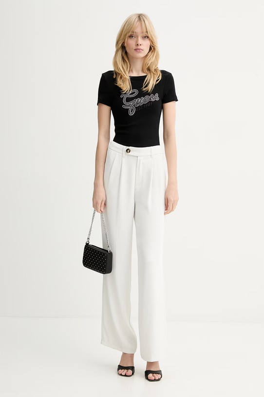 Guess t-shirt W6RI22.KA0H1 czarny SS26