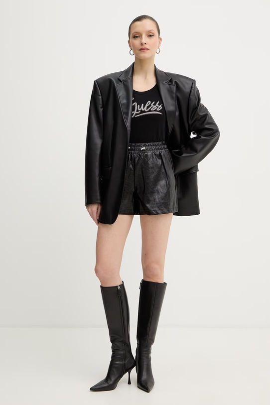 Μπλουζάκι Guess W6RI24.J1314 μαύρο SS26