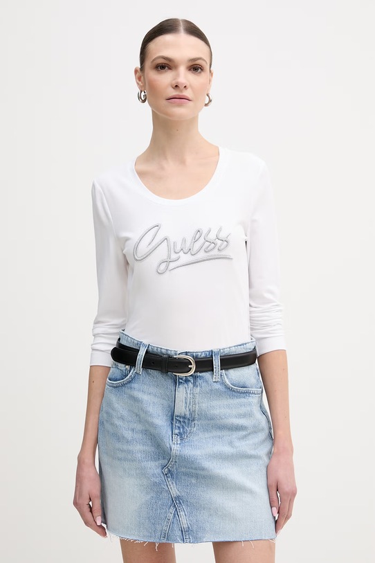 Guess longsleeve regular biały W6RI25.J1314