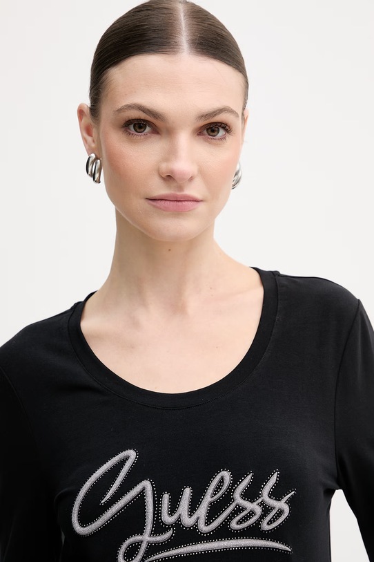 Guess longsleeve czarny W6RI25.J1314