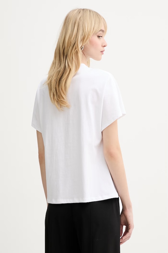 Odzież Guess t-shirt bawełniany W6RI28.I3Z14 biały