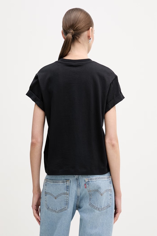 Odzież Guess t-shirt bawełniany W6RI30.I3Z14 czarny