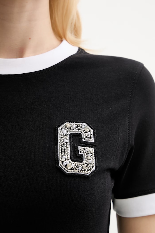 Guess t-shirt W6RI31.J1314 czarny