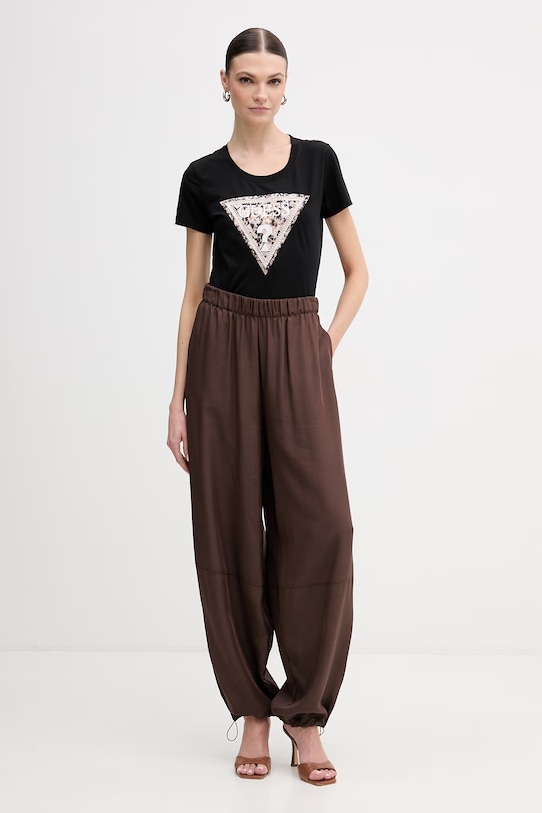 Guess t-shirt LEO W6RI32.J1314 czarny SS26