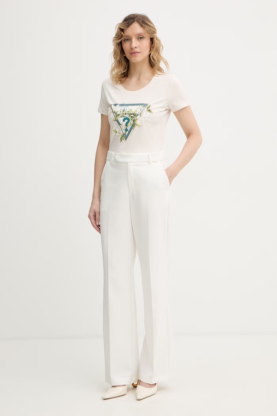 Guess t-shirt CAMELIA W6RI35.J1314 beżowy SS26