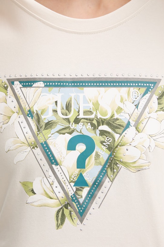 Guess t-shirt CAMELIA W6RI35.J1314 beżowy