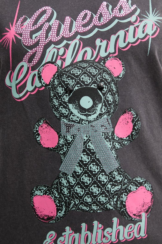 Guess t-shirt bawełniany W6RI38.I3Z14 szary