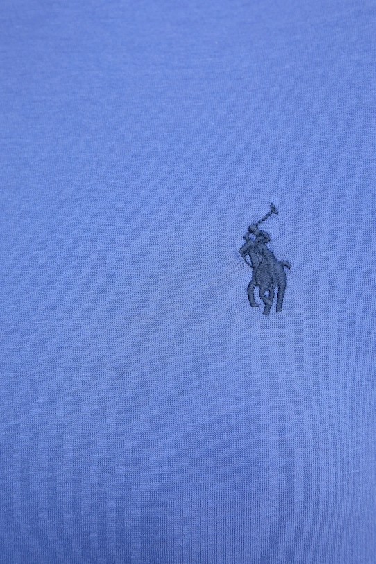 Бавовняна футболка Polo Ralph Lauren 211B14605 блакитний