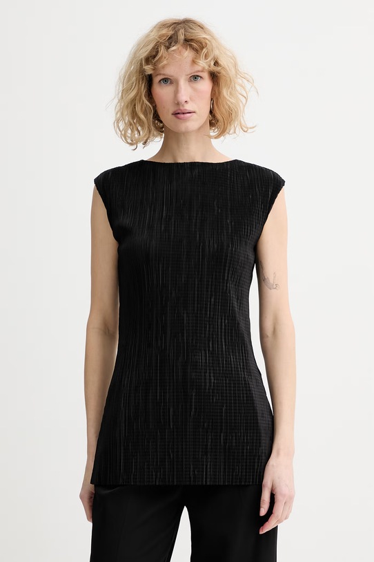 Μπλουζάκι Calvin Klein επίσημη μαύρο LV044E220G