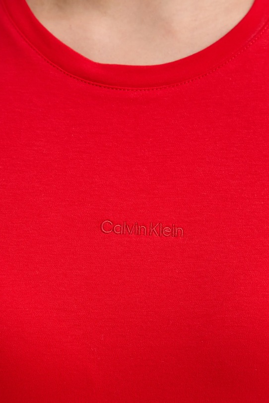 Bombažna kratka majica Calvin Klein LV044E205G rdeča