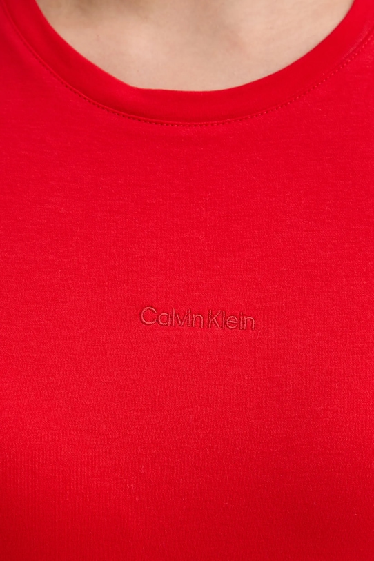 Bombažna kratka majica Calvin Klein LV044E205G rdeča
