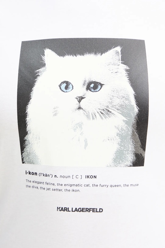 Βαμβακερό μπλουζάκι Karl Lagerfeld B1W17019