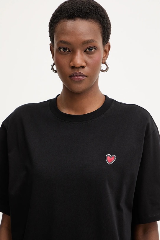 Karl Lagerfeld t-shirt bawełniany IKON czarny B1W17090