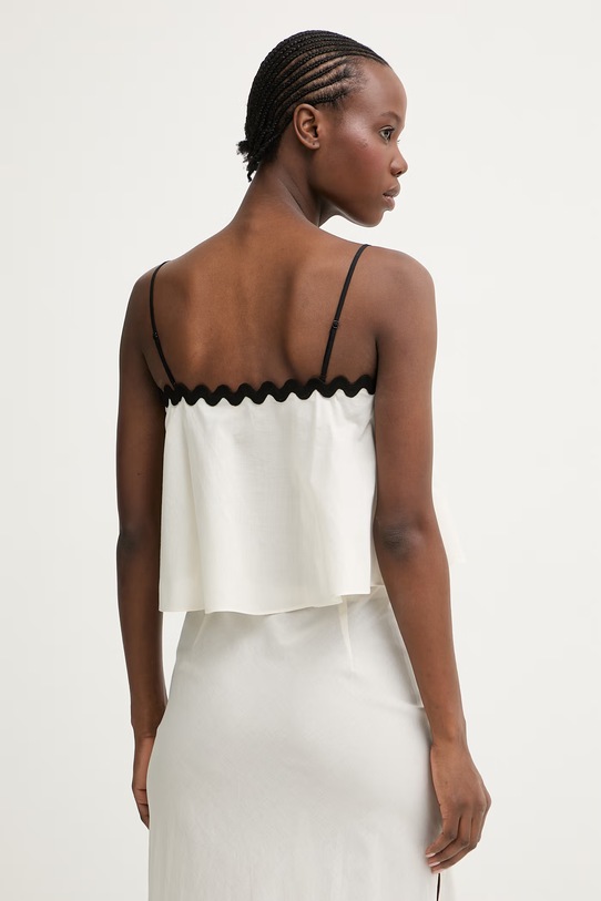 Odzież Karl Lagerfeld top plażowy damski B1W46022 beżowy