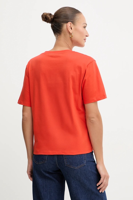 Odzież Karl Lagerfeld t-shirt bawełniany B1W17031 pomarańczowy