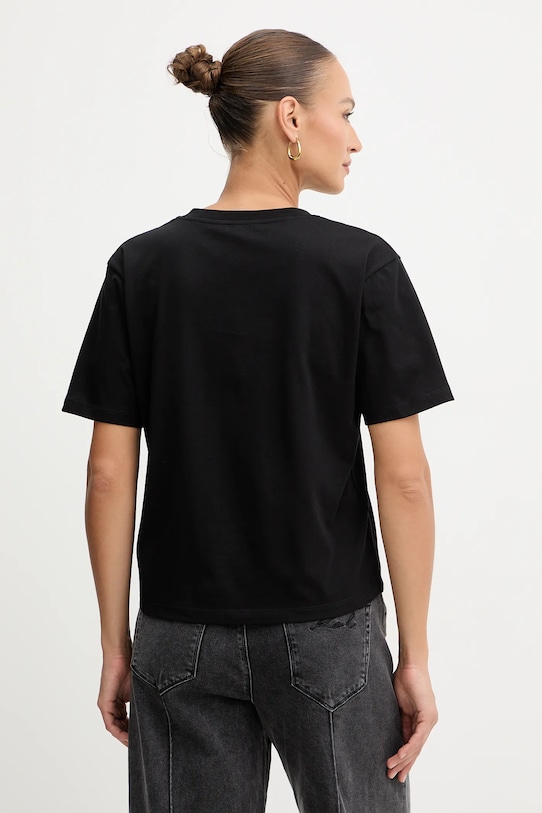 Odzież Karl Lagerfeld t-shirt bawełniany B1W17031 czarny